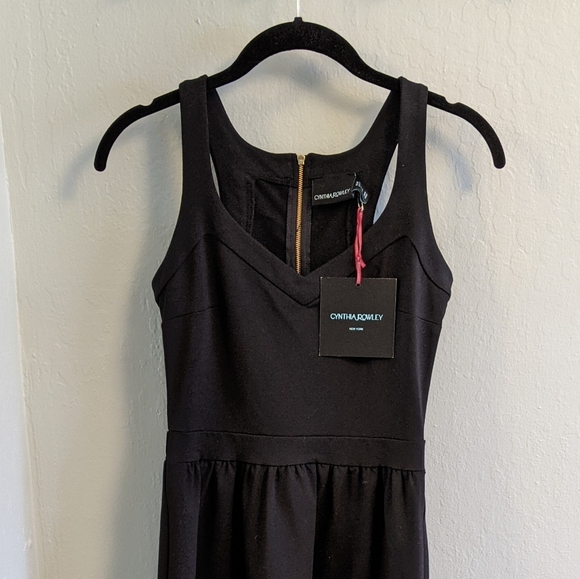NWT Cynthia Rowley Black Dress - Picture 5 of 6